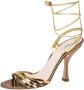 Miu Pre-owned Leather sandals Yellow Dames - Thumbnail 1