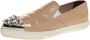 Miu Pre-owned Leather sneakers Beige Dames - Thumbnail 1