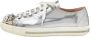 Miu Pre-owned Leather sneakers Gray Dames - Thumbnail 1