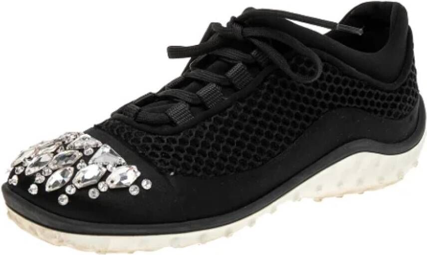 Miu Pre-owned Mesh sneakers Black Dames