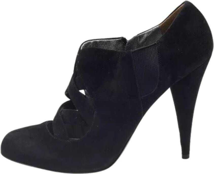 Miu Pre-owned Suede boots Black Dames