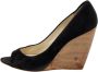 Miu Pre-owned Suede heels Black Dames - Thumbnail 1