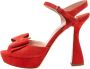 Miu Pre-owned Suede sandals Orange Dames - Thumbnail 1