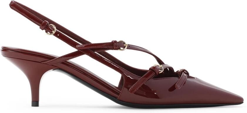 Miu Rode Lakleren Slingback Hakken - Foto 2