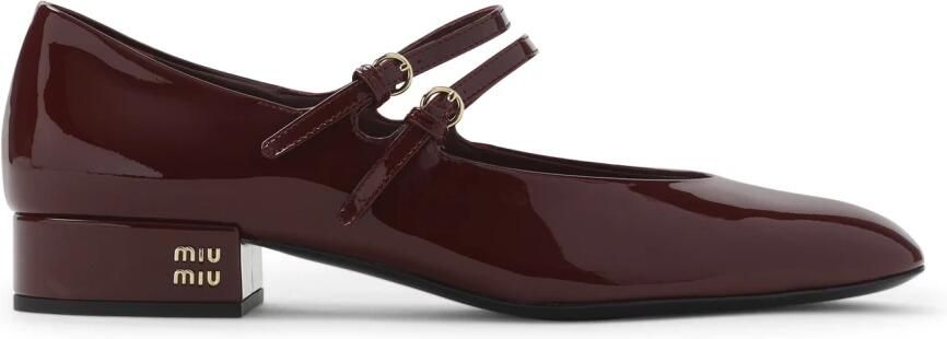 Miu Pumps van Kalfsleer met Lak