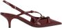 Miu Rode Lakleren Slingback Hakken - Thumbnail 1