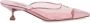 Miu Roze Leren Crossbody Tas Pink Dames - Thumbnail 1