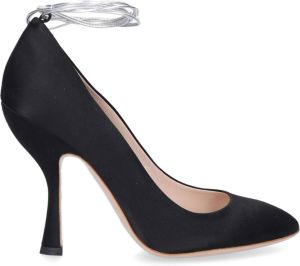 Miu Satijnen High Heels Pumps Zwart Dames