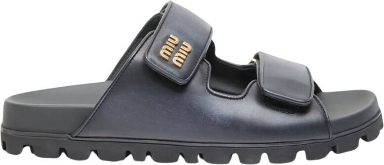 Miu Sliders Black Dames