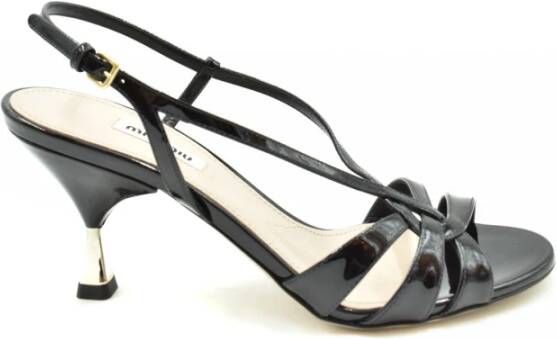 Miu Stijlvolle Sandalen Zwart Dames