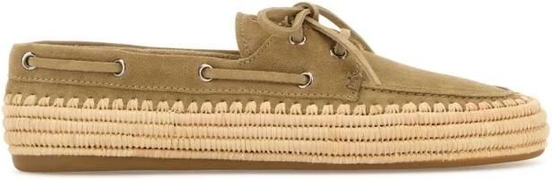 Miu Suède Espadrille Mocassins