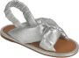 Miu Zilveren Platte Sandalen Grijs Dames - Thumbnail 1