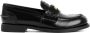 Miu Zwarte Leren Loafers - Thumbnail 1