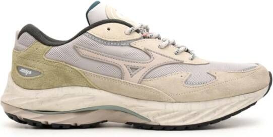 Mizuno Wave Rider Beta 01 Beige Sneakers