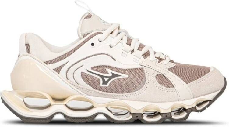 Mizuno Beige Wave Prophecy LS Sneakers