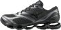 Mizuno Futuristische Zwarte & Metallic Grijze Sneakers - Thumbnail 1