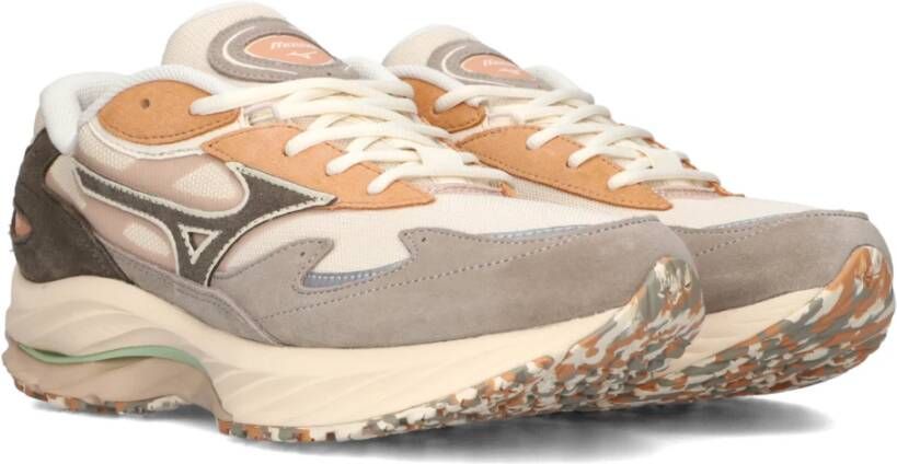 Mizuno Grijze Combi Sneakers
