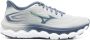 Mizuno Grijze Sneakers Veters Logo Print - Thumbnail 1