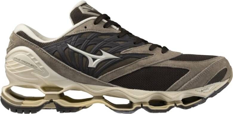 Mizuno Lichtblauwe Wave Prophecy LS Sneakers Brown Heren