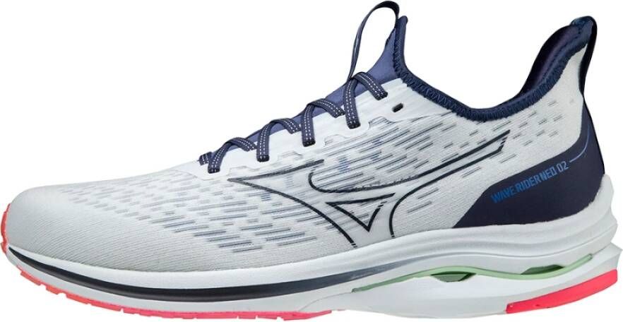 Mizuno Hardloopschoenen Rider Neo 2 Blauw Peach Roze Multicolor Heren