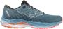 Mizuno Wave Inspire 19 J1GC234401 Mannen Blauw Hardloopschoenen - Thumbnail 2
