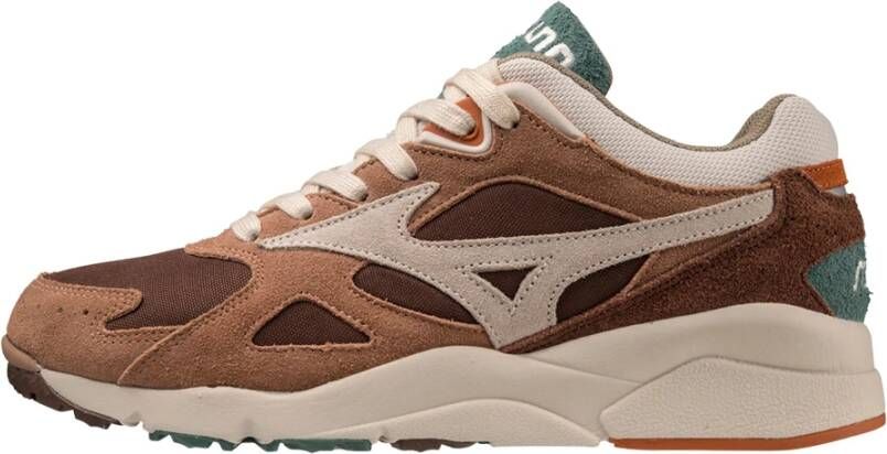 Mizuno Lace-Up Sneakers Bruin Heren