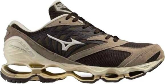 Mizuno Lichtblauwe Wave Prophecy LS Sneakers Brown Heren