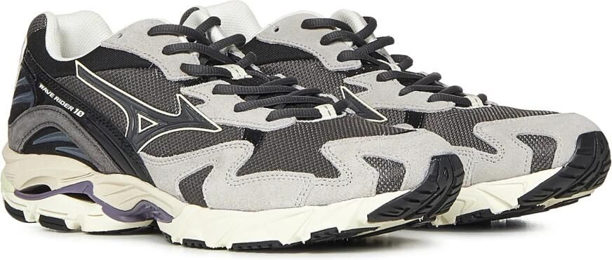 Mizuno Wave Rider 10 Sneakers Gray Heren