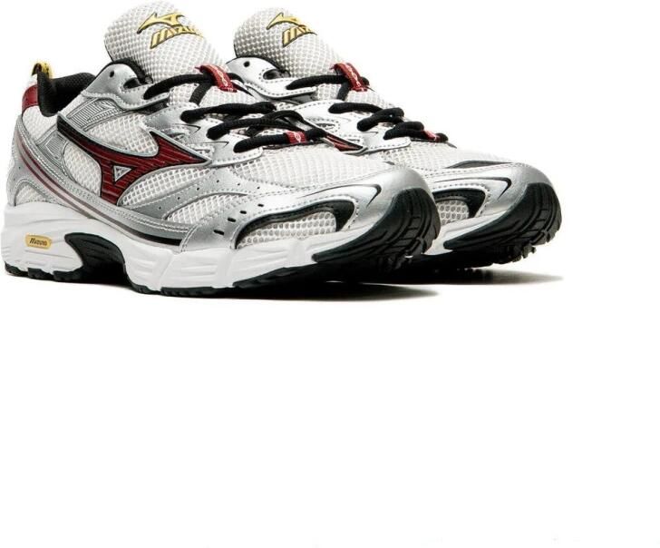 Mizuno Lichtgewicht Zilver Synthetisch Leren Sneakers - Foto 2