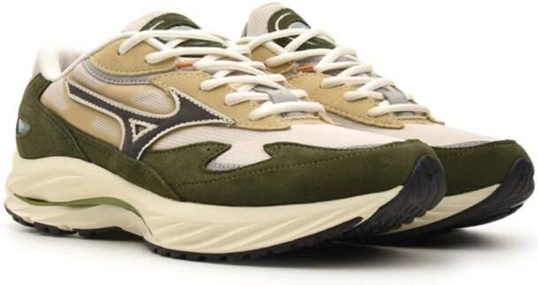 Mizuno Rifle Green Wave Rider β Beige Heren