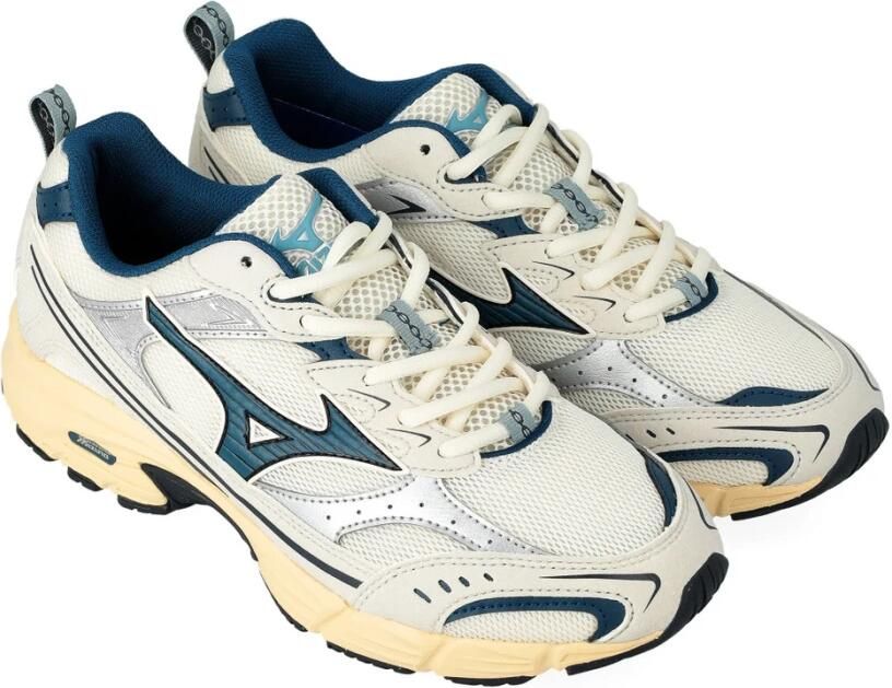 Mizuno S.L. MXR mesh sneakers blauw ecru - Foto 4