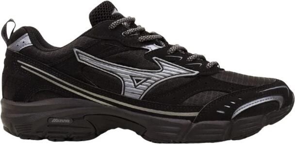 Mizuno Zwarte Sneakers met Vetersluiting Black Heren