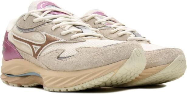 Mizuno Mesh Sneakers met Suede Overlays Multicolor Heren - Foto 2