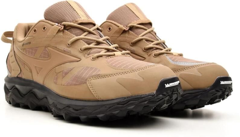 Mizuno Wave Mujin Gore-Tex Trail Hardloopschoenen Beige