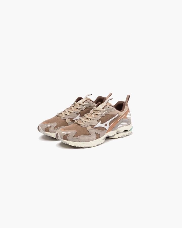 Mizuno Wave Rider 10 Sportschoen Fossil White Thrush - Foto 3