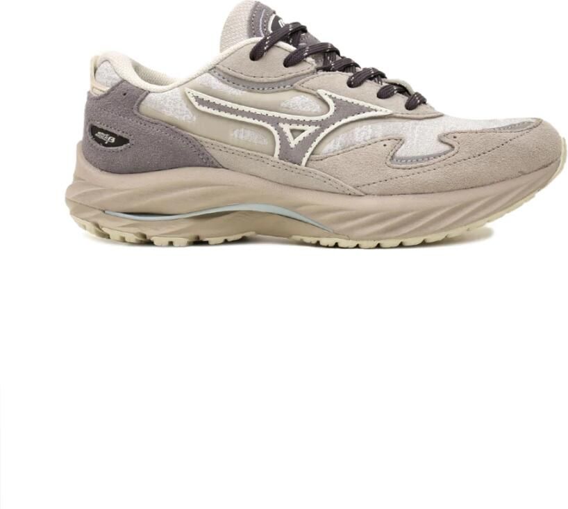 Mizuno Witte Sneakers voor Alle Gelegenheden Gray Heren