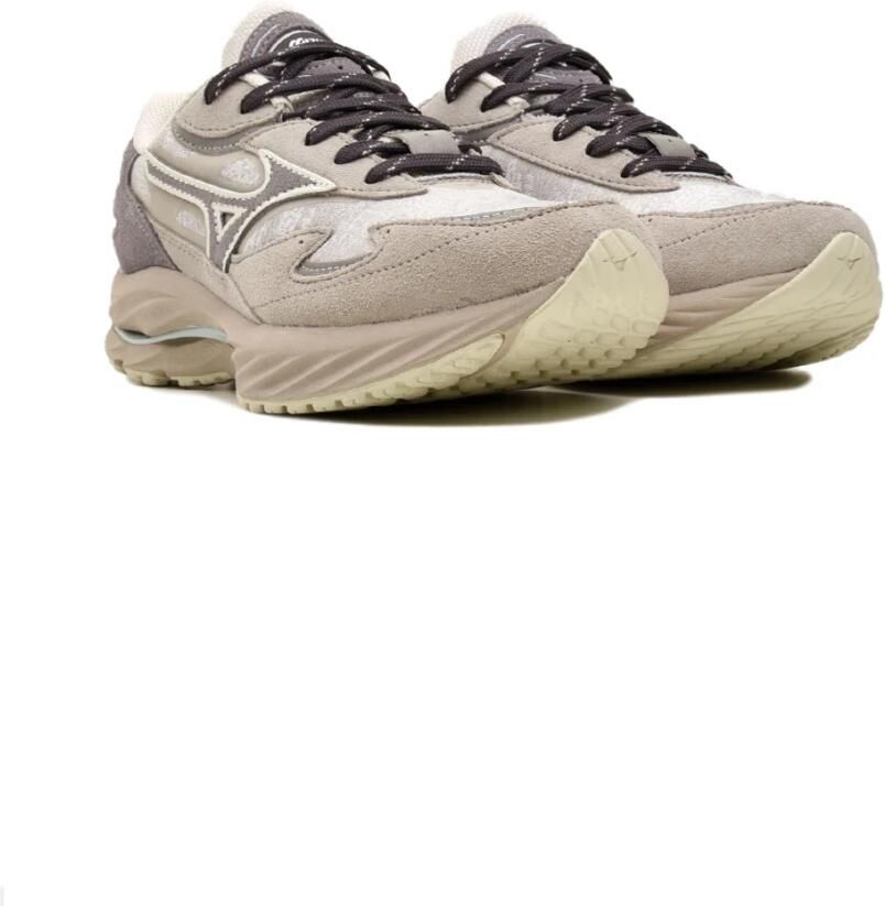 Mizuno Witte Sneakers voor Alle Gelegenheden Gray Heren - Foto 2
