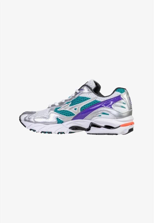 MIZUNO Lage Sneakers Heren Wave Rider 10 Sport Leatherlook Wit - Foto 4