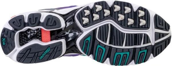 MIZUNO Lage Sneakers Heren Wave Rider 10 Sport Leatherlook Wit - Foto 6