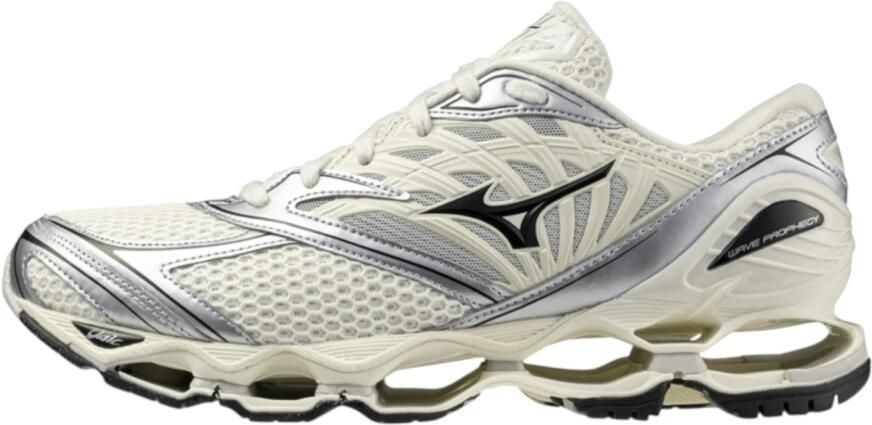 Mizuno Witte Sneakers met Infinity Wave Technologie