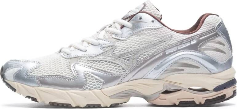 Mizuno Retro hardloopschoen Snow White Silver