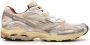 Mizuno Beige Veterschoenen Mesh Zilver Multicolor - Thumbnail 2