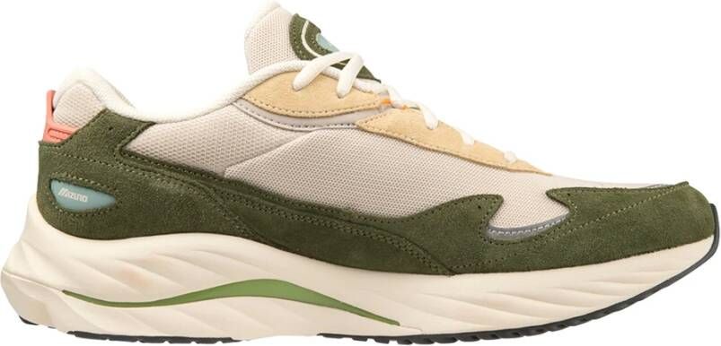 Mizuno Rifle Green Wave Rider β Beige Heren