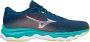 Mizuno Wave Sky 5 Heren Sportschoenen zilver rood - Thumbnail 2