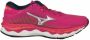 Mizuno Wave Sky 5 Dames Sportschoenen Hardlopen Weg zwart zilver - Thumbnail 2