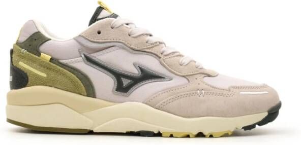 Mizuno Sky Medal Β Silver Cloud Urban Chic Beige Suede Lage sneakers Heren