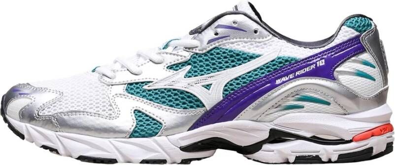 Mizuno Wave Rider 10 Sport Sneakers Laag Wit - Foto 7