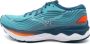 Mizuno Wave Skyrise 4 J1GC230903 Mannen Marineblauw Hardloopschoenen - Thumbnail 2