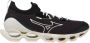 Mizuno Sneakers van Technische Stof met Rubberen Details Black Heren - Thumbnail 1