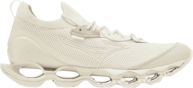 Mizuno Wave Prophecy Sneakers Blanc Ecru White Heren